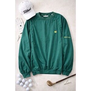 Vintage!!! Augusta National Masters Golf Shop Slazenger Pullover Jacket Green XL